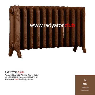 Ral 8024 Beige Brown Round Radiator Valves Ral 8024 Beige Brown Round Radiator Valves